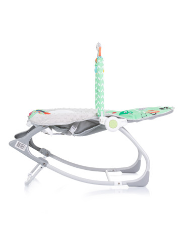 Музикален шезлонг "Baby Spa"зелен