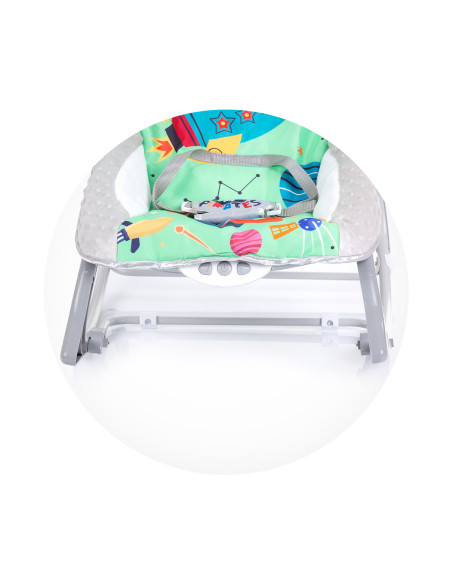 Музикален шезлонг "Baby Spa"зелен