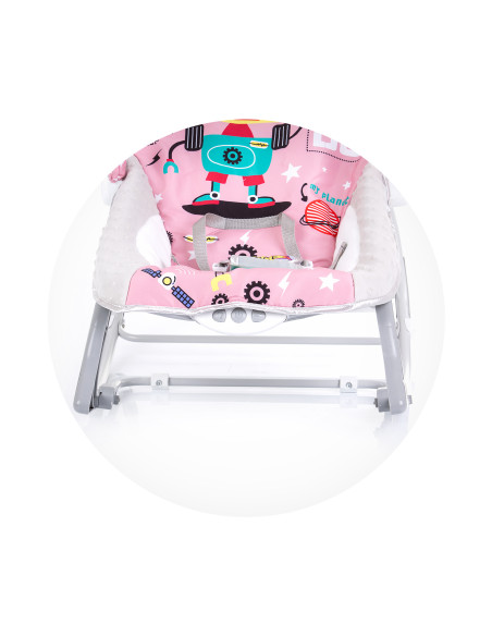 Музикален шезлонг "Baby Spa"розов