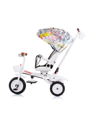 Триколка със сенник Футуро графити