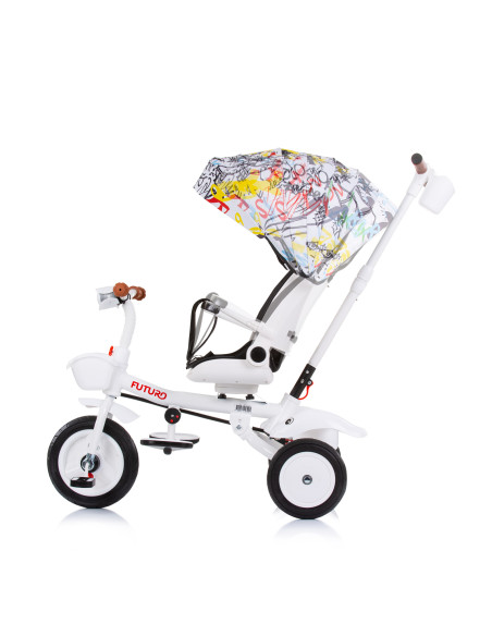 Триколка със сенник Футуро графити