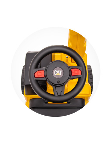 Количка за яздене "CAT БАГЕР"жълта