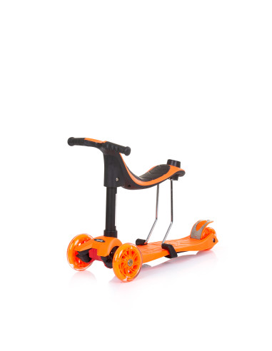 Скутер "Мулти Плюс"с дръжка оранж