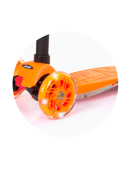 Скутер "Мулти Плюс"с дръжка оранж