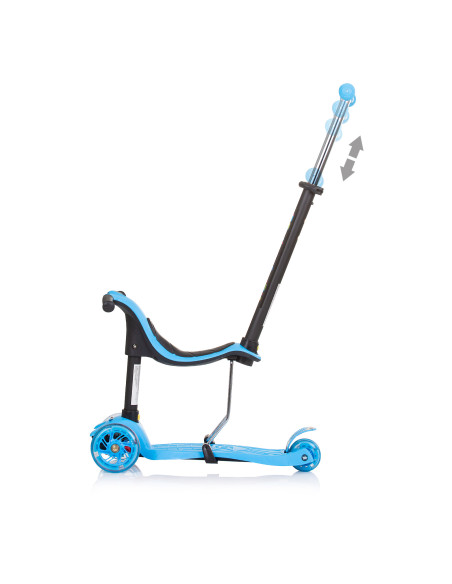 Скутер "Мулти Плюс"с дръжка син