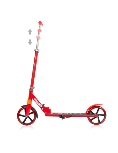 Скутер "Омега" до 100кг червен