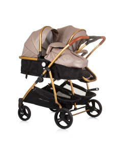 Кол.за близнаци ДуоСмарт златно бежаво 2