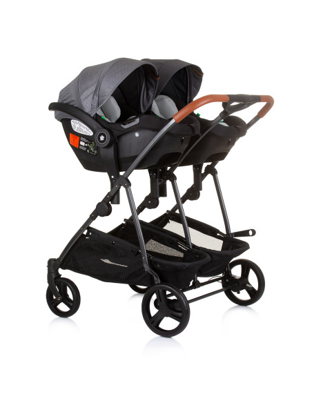 Кол.за близнаци ДуоСмарт сребърно сиво