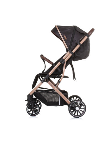 Детска количка "COMBO" обсидиан/злато