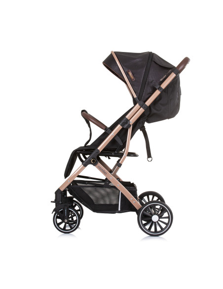 Детска количка "COMBO" обсидиан/злато