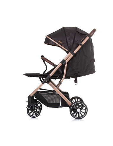 Детска количка "COMBO" обсидиан/злато
