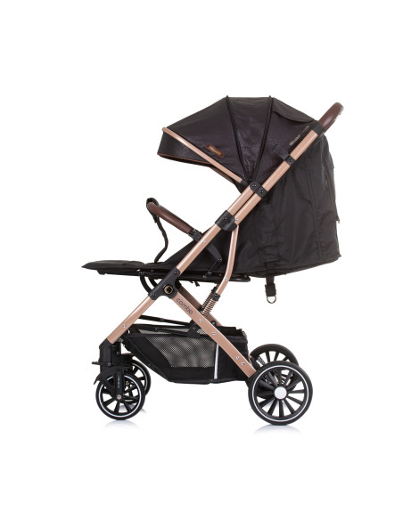Детска количка "COMBO" обсидиан/злато