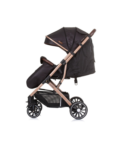 Детска количка "COMBO" обсидиан/злато