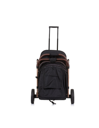 Детска количка "COMBO" обсидиан/злато