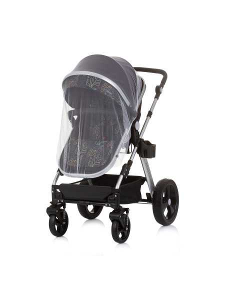 Детска количка+стол"Хавана" обсидиан/лис