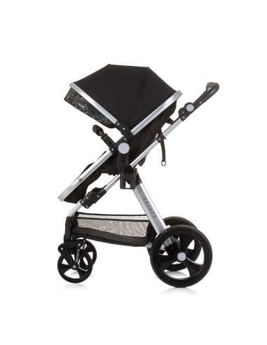 Детска количка+стол"Хавана" обсидиан/лис