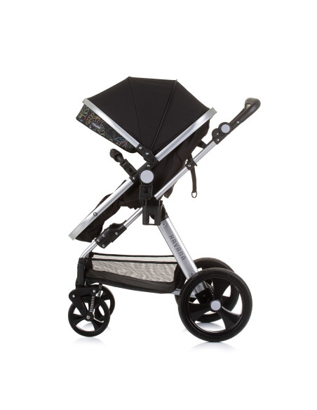 Детска количка+стол"Хавана" обсидиан/лис