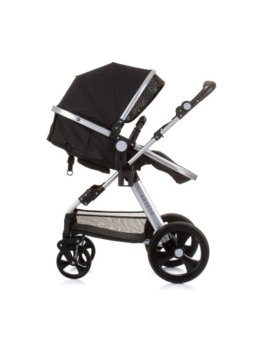 Детска количка+стол"Хавана" обсидиан/лис