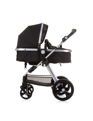 Детска количка+стол"Хавана" обсидиан/лис