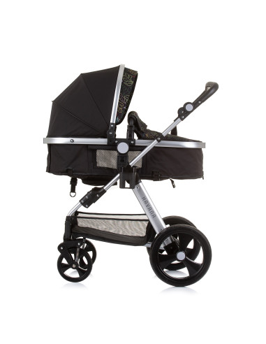 Детска количка+стол"Хавана" обсидиан/лис