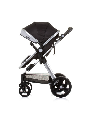 Детска количка+стол"Хавана" обсидиан/сре