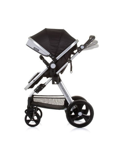 Детска количка+стол"Хавана" обсидиан/сре