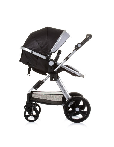 Детска количка+стол"Хавана" обсидиан/сре