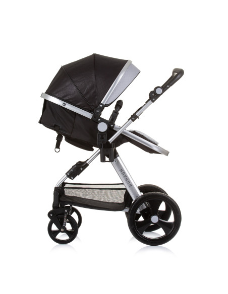 Детска количка+стол"Хавана" обсидиан/сре