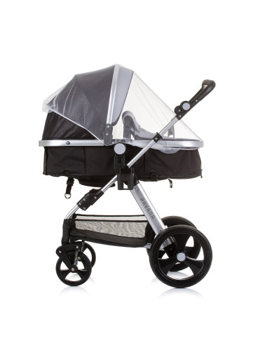 Детска количка+стол"Хавана" обсидиан/сре