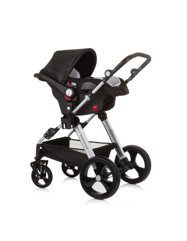 Детска количка+стол"Хавана" обсидиан/сре