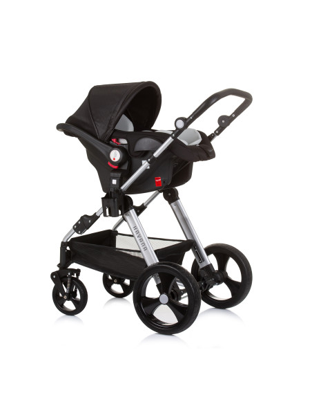 Детска количка+стол"Хавана" обсидиан/сре