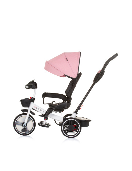 Триколка със сенник Be Active розов лен