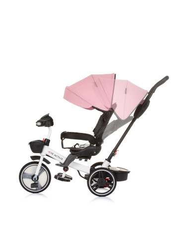 Триколка със сенник Be Active розов лен