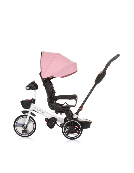 Триколка със сенник Be Active розов лен