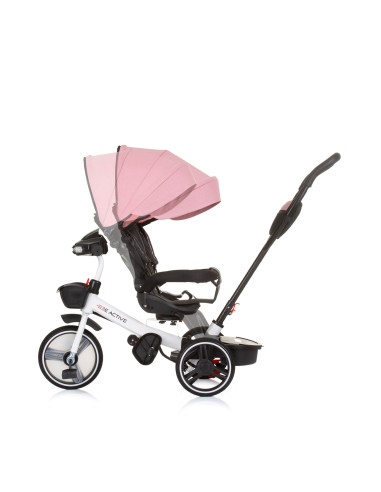 Триколка със сенник Be Active розов лен