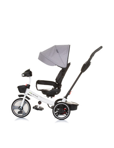 Триколка със сенник Be Active сив лен