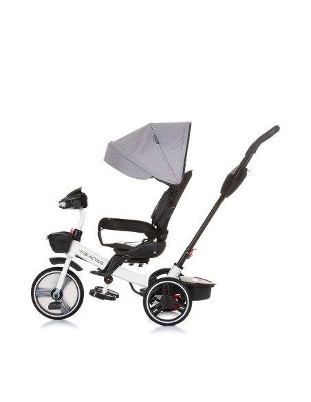 Триколка със сенник Be Active сив лен