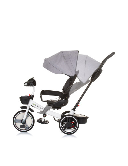 Триколка със сенник Be Active сив лен