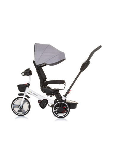 Триколка със сенник Be Active сив лен