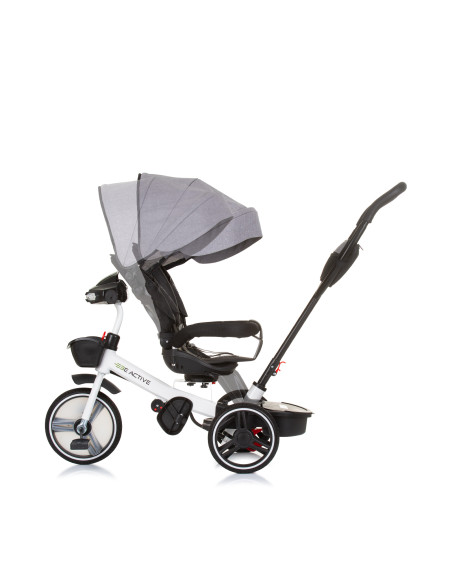 Триколка със сенник Be Active сив лен