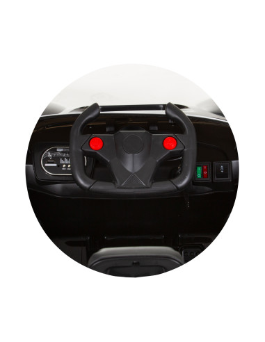 Eлектрическа кола "Полиция" черна