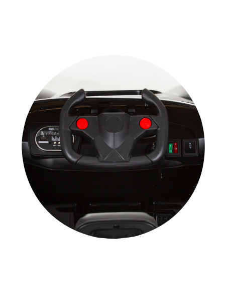 Eлектрическа кола "Полиция" черна