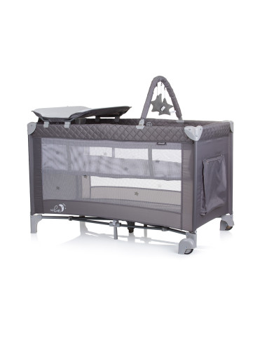 Детска преносима кошараLuna пепелно сива