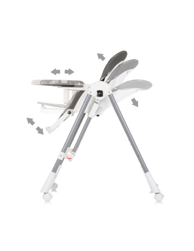 Столче за хранене/люлка MILK SHAKE пепел