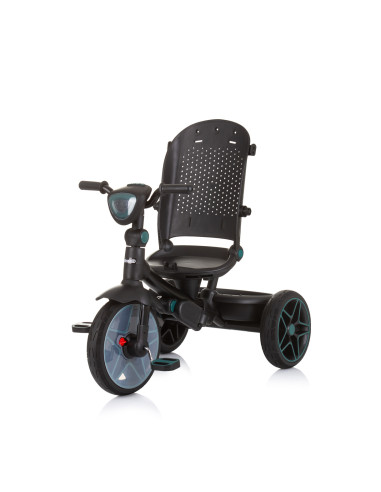 Триколка със сенник "Дерби" синьо-зелена