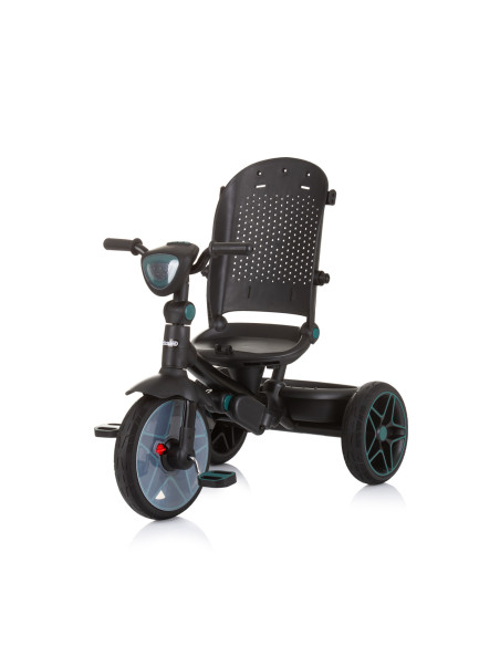 Триколка със сенник "Дерби" синьо-зелена