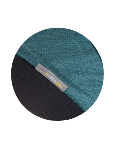 Триколка със сенник "Дерби" синьо-зелена