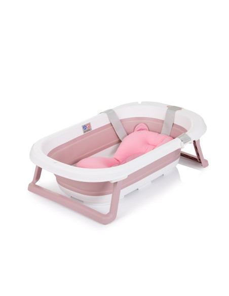 Сгъваема вана с мрежа Исла (81см)-розова