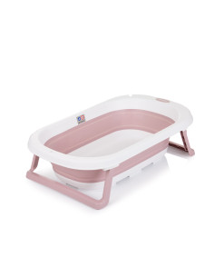 Сгъваема вана с мрежа Исла (81см)-розова 2