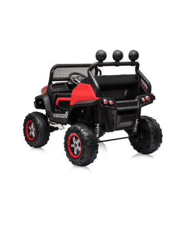 Eлектрически джипMercedes UNIMOG червенEVA,кожена